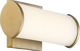 Lena LED Vanity in Brushed Brass