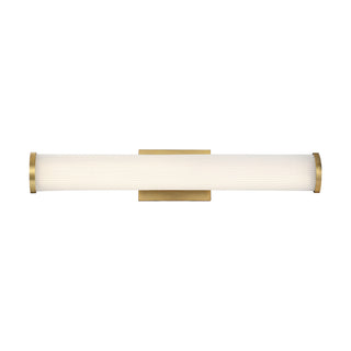 Lena LED Vanity in Brushed Brass
