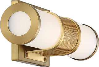 Caper LED Vanity in Brushed Brass