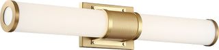 Caper LED Vanity in Brushed Brass