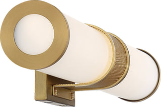 Caper LED Vanity in Brushed Brass