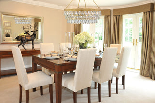 Windham Six Light Pendant in Warm Brass