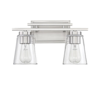 Calhoun Two Light Bath Bar in Satin Nickel