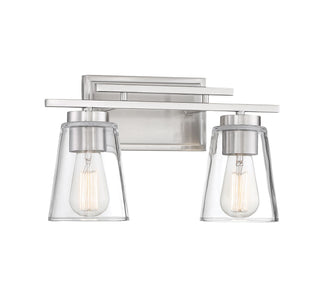 Calhoun Two Light Bath Bar in Satin Nickel