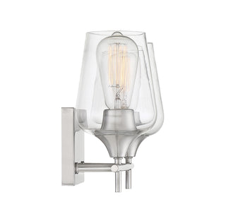 Octave Two Light Bath Bar in Satin Nickel