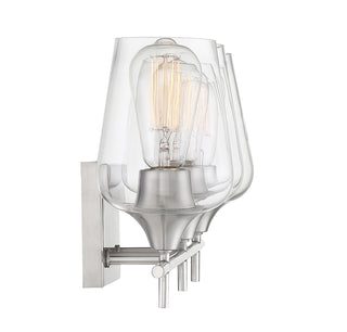 Octave Three Light Bath Bar in Satin Nickel
