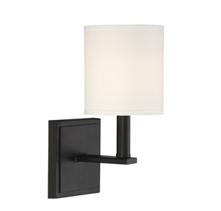 Waverly One Light Wall Sconce in Matte Black