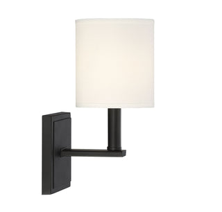 Waverly One Light Wall Sconce in Matte Black
