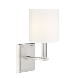 Waverly One Light Wall Sconce in Satin Nickel