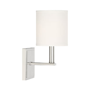 Waverly One Light Wall Sconce in Satin Nickel