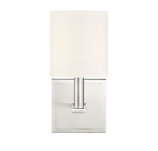 Waverly One Light Wall Sconce in Satin Nickel