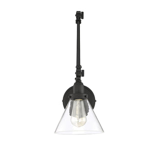 Drake One Light Wall Sconce in Matte Black