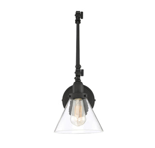 Drake One Light Wall Sconce in Matte Black