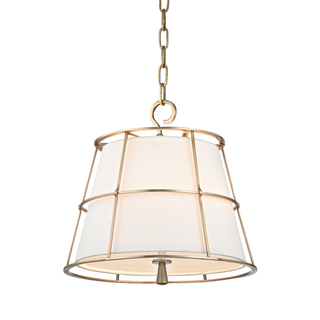 Savona Pendant with Aged Brass Finish
