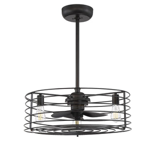 Moutd LED Fan D'Lier in Oil Rubbed Bronze
