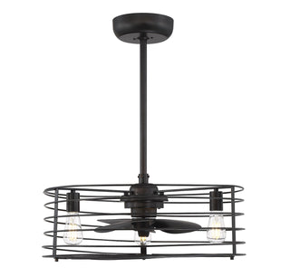 Moutd LED Fan D'Lier in Oil Rubbed Bronze