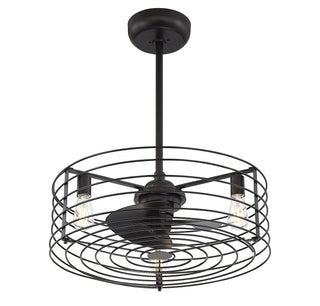 Moutd LED Fan D'Lier in Oil Rubbed Bronze