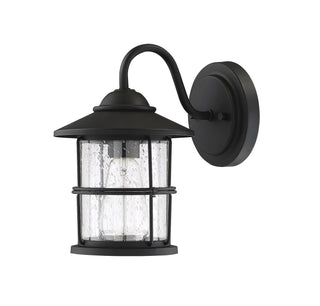 Moutd One Light Outdoor Wall Lantern in Matte Black