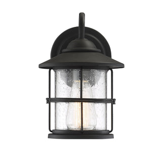 Moutd One Light Outdoor Wall Lantern in Matte Black