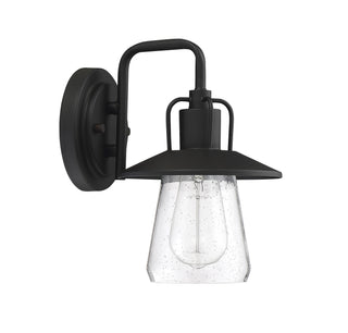 Moutd One Light Outdoor Wall Lantern in Matte Black