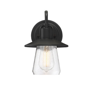 Moutd One Light Outdoor Wall Lantern in Matte Black