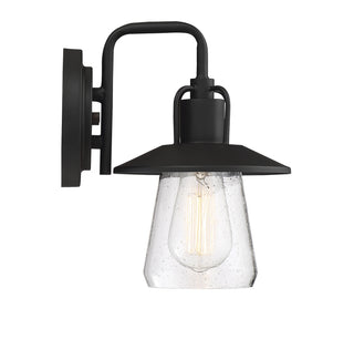 Moutd One Light Outdoor Wall Lantern in Matte Black