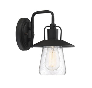 Meridian - M50022BK - One Light Outdoor Wall Lantern - Moutd - Matte Black