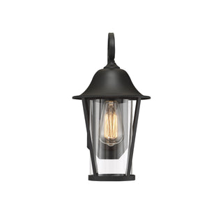 Moutd One Light Outdoor Wall Lantern in Matte Black