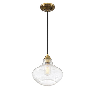 Mmin2 One Light Mini Pendant in Natural Brass