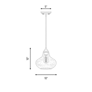 Mmin2 One Light Mini Pendant in Natural Brass