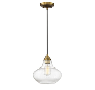 Meridian - M70080NB - One Light Mini Pendant - Mmin2 - Natural Brass