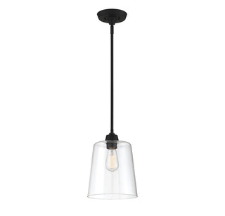 Meridian - M70081MBK - One Light Pendant - Mpend - Matte Black