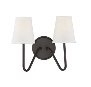 Meridian - M90055ORB - Two Light Wall Sconce - Mscon - Oil Rubbed Bronze