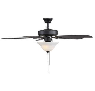 First Value 52" Ceiling Fan in Matte Black