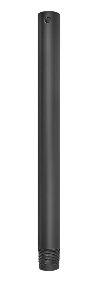 12" Downrod in Matte Black