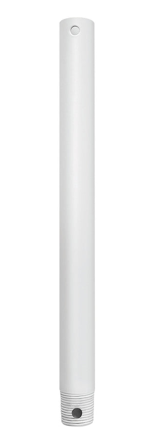 12" Downrod in Matte White