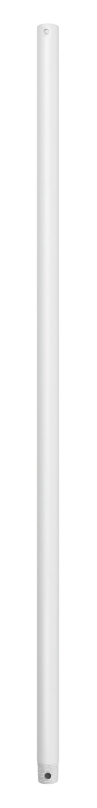 36" Downrod in Chalk White