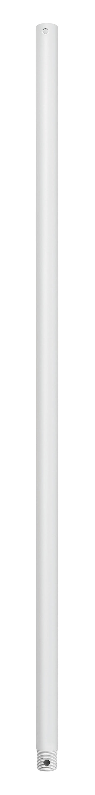 36" Downrod in Matte White