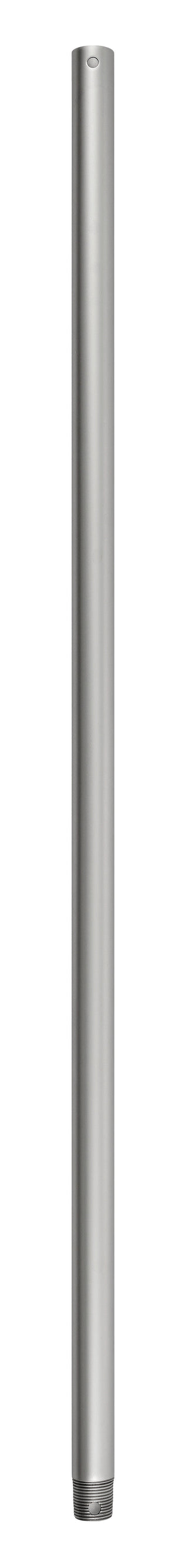 36" Downrod in Satin Steel