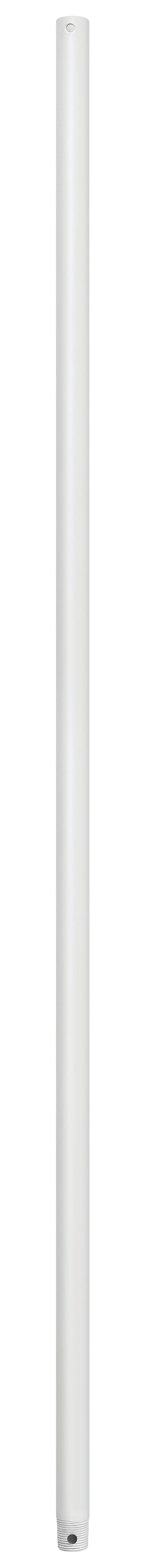 48" Downrod in Matte White