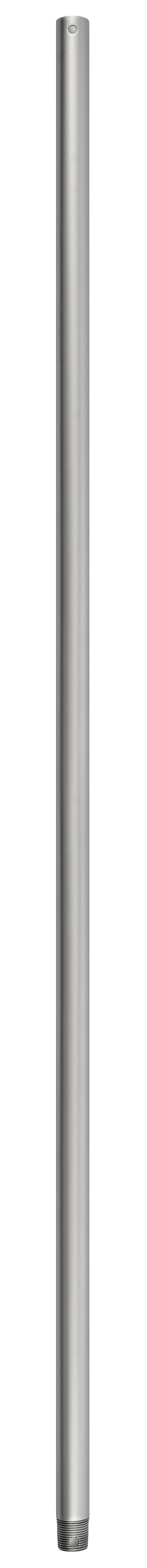 48" Downrod in Satin Steel