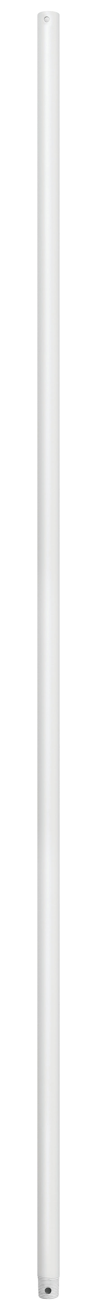 60" Downrod in Chalk White