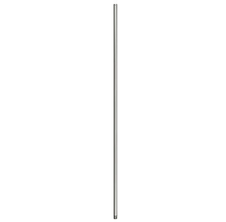 60" Downrod in Satin Steel
