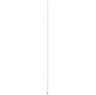 72" Downrod in Matte White