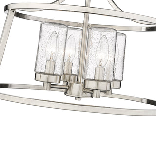 Errol 4-Light Semi-Flush Ceiling Mount Brushed Nickel