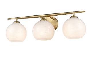 Kimorra 3-Light Vanity Vintage Brass