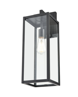 1-Light Outdoor Wall Sconce - Powder Coated Black