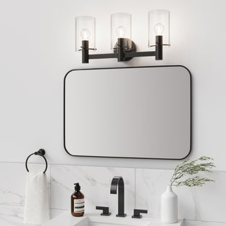Apolla 3-Light Vanity Matte Black