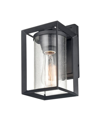 Wheatland 1-Light Outdoor Wall Sconce Powder Coated Black