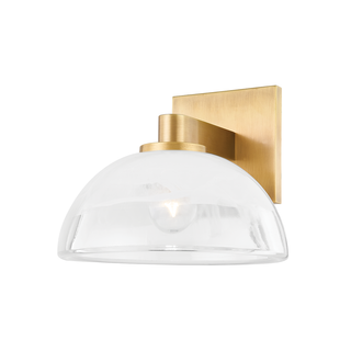VALEN Wall Sconce with PATINA BRASS Finish